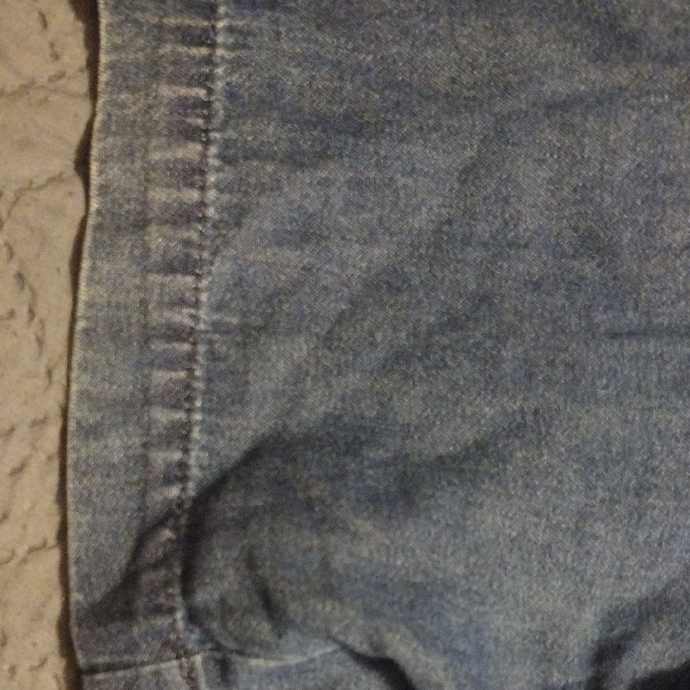 Floral Embroidered Denim Blouse - Picture 6 of 9